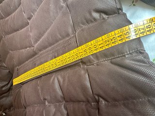 Plumífero Zara Marrón Talla L