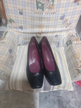 Zapatos de tacón negros talla 39