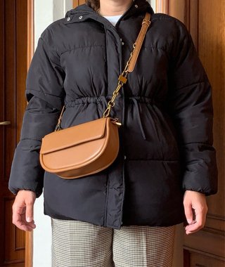 Bolso bandolera marrón