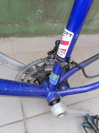 Cuadro Bicicleta Scott Azul/Rosa