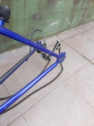Cuadro Bicicleta Scott Azul/Rosa