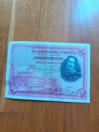 Billetes varios de pesetas Banco de España