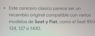 Cenicero de coche metálico