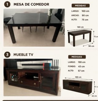 Conjunto completo de salón