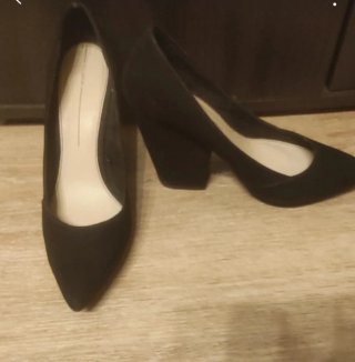 Zapatos de tacón Pull&Bear negros