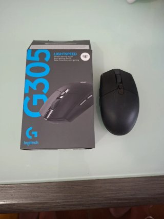 Ratón Gaming Logitech G305 Lightspeed Negro