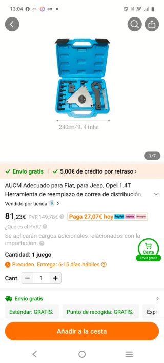 Kit Distribución Fiat Jeep Opel