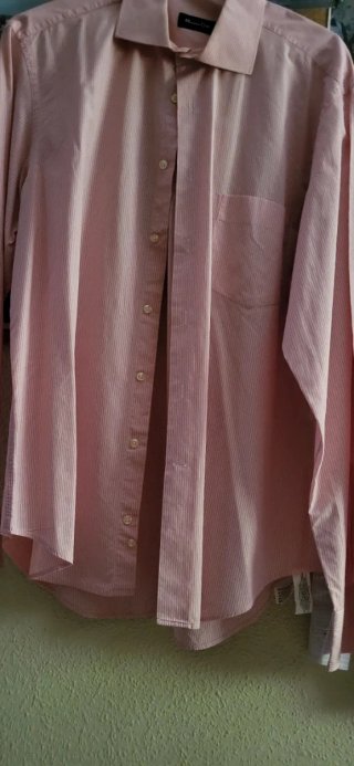 Camisa Massimo Dutti Rosa Rayas