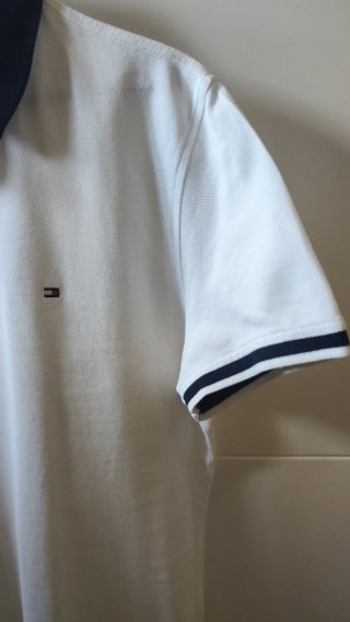 Polo Tommy Hilfiger Blanco Talla M