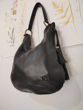 Bolso Negro hobo y2k
