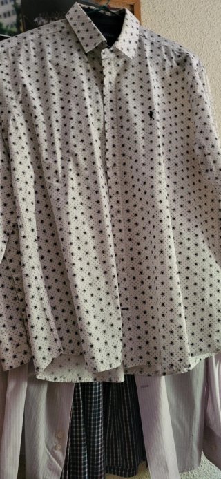 Camisa Polo Ralph Lauren Blanca Estampada