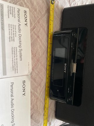 Radio despertador Sony