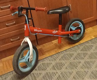Bicicleta Btwin RunRide 500 roja
