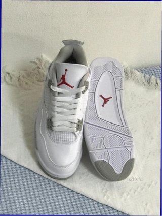 Jordan 4 Retro White Oreo Talla 41