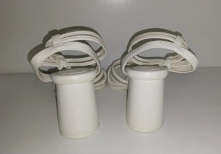 Sandalias tacón blancas Stradivarius