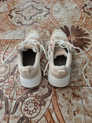 Scarpe sneakers Pull&Bear donna beige/rosa 36