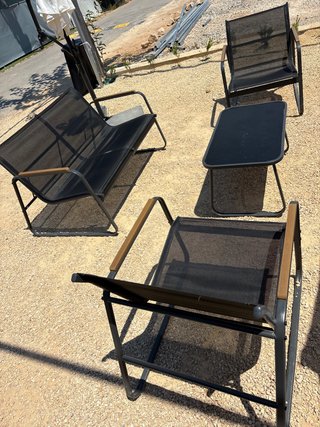 Conjunto muebles jardín 4 piezas