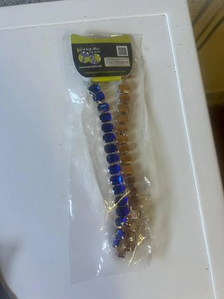 Mariquita Gioielli Collana Nuova Blu e Oro