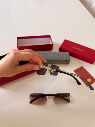Gafas Cartier Marrón/Morado