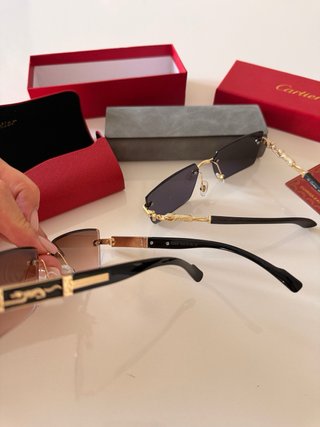 Gafas Cartier Marrón/Morado