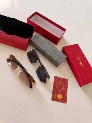 Gafas Cartier Marrón/Morado