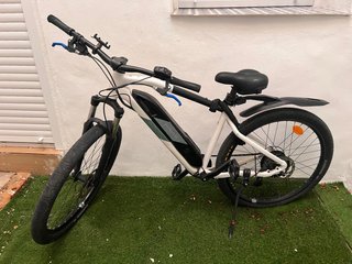 Bicicleta Rockrider Eléctrica Blanca
