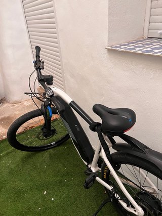 Bicicleta Rockrider Eléctrica Blanca