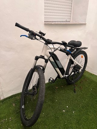 Bicicleta Rockrider Eléctrica Blanca