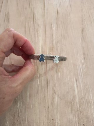 Brazalete Tous Oso Plata