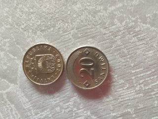 Monedas Letonia 10, 20, 50 céntimos