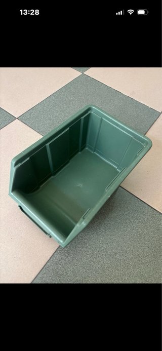 Contenitori impilabili verdi - 6 pezzi