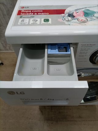 Lavadora Secadora LG 8/4kg clase B 1400rpm garantí