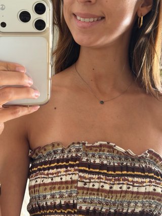 Colgante Aristocrazy Punto Negro Plata