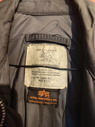 Alpha Industries CWU-45/P Chaqueta Verde Oliva