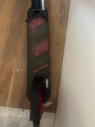 Patinete Oxelo Mid7 rosa y negro
