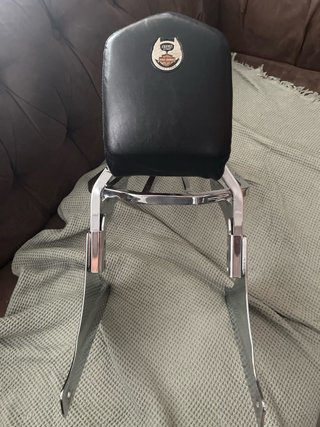 Respaldo Harley Davidson con parrilla