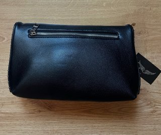 Bolso Zadig & Voltaire de cuero negro y plateado