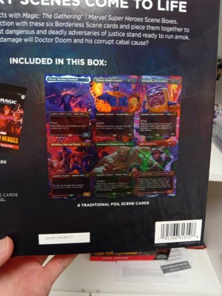 Magic The Gathering Marvel Super Heroes Scene Box
