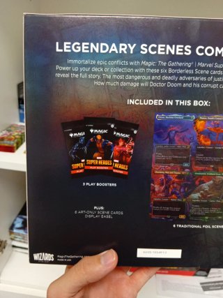 Magic The Gathering Marvel Super Heroes Scene Box