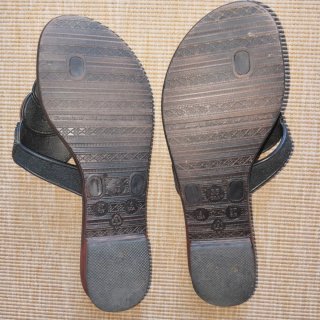 Sandalias Grendha Marrón y Plateado