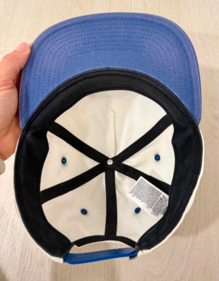 Gorra Vans Snapback Original Blanca y Azul