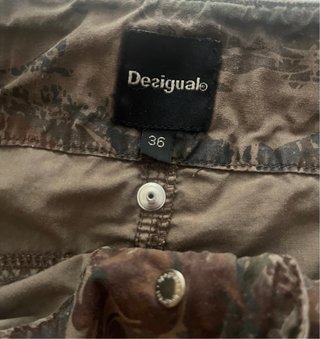 Falda Desigual Caqui Talla 36