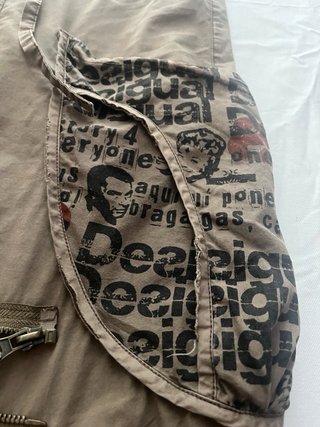 Falda Desigual Caqui Talla 36
