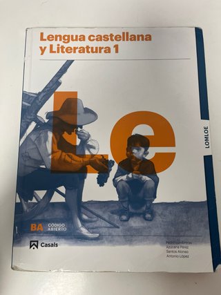 Libro Lengua castellana y Literatura 1 Bach Casals