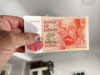 Billete 2000 pesetas Banco de España 1980