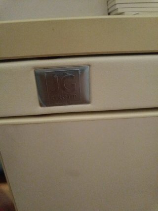 Mesa de despacho blanca