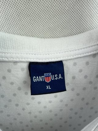 Polo Gant Blanco Lunares Talla XL