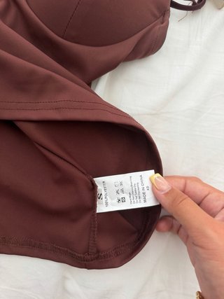 Top Corsé Marrón Talla S