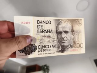Billete 5000 pesetas Banco de España 1979