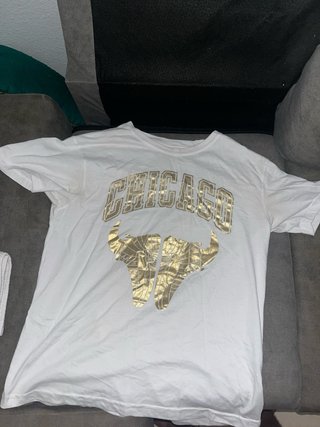 conjunto Chicago Bulls Blanco y Dorado